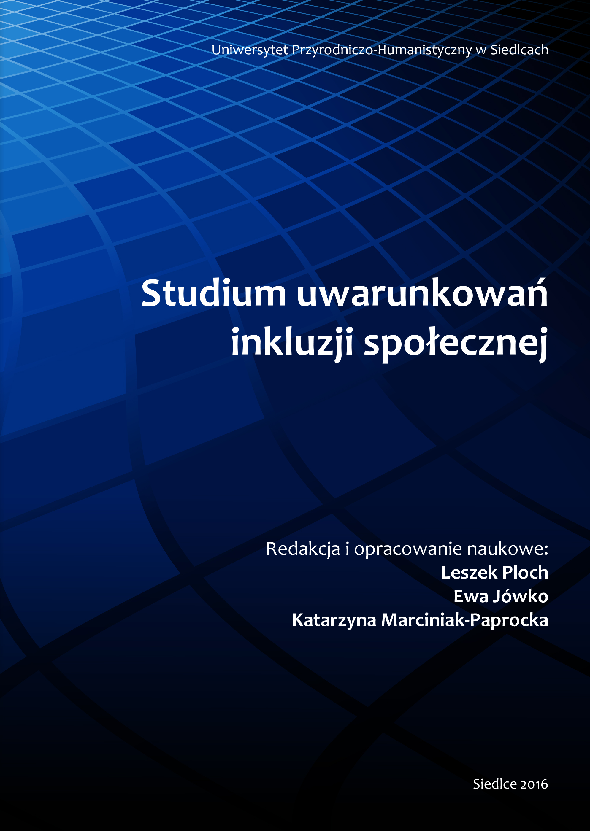 okładka książki Studium uwarunkowań inkluzji społecznej