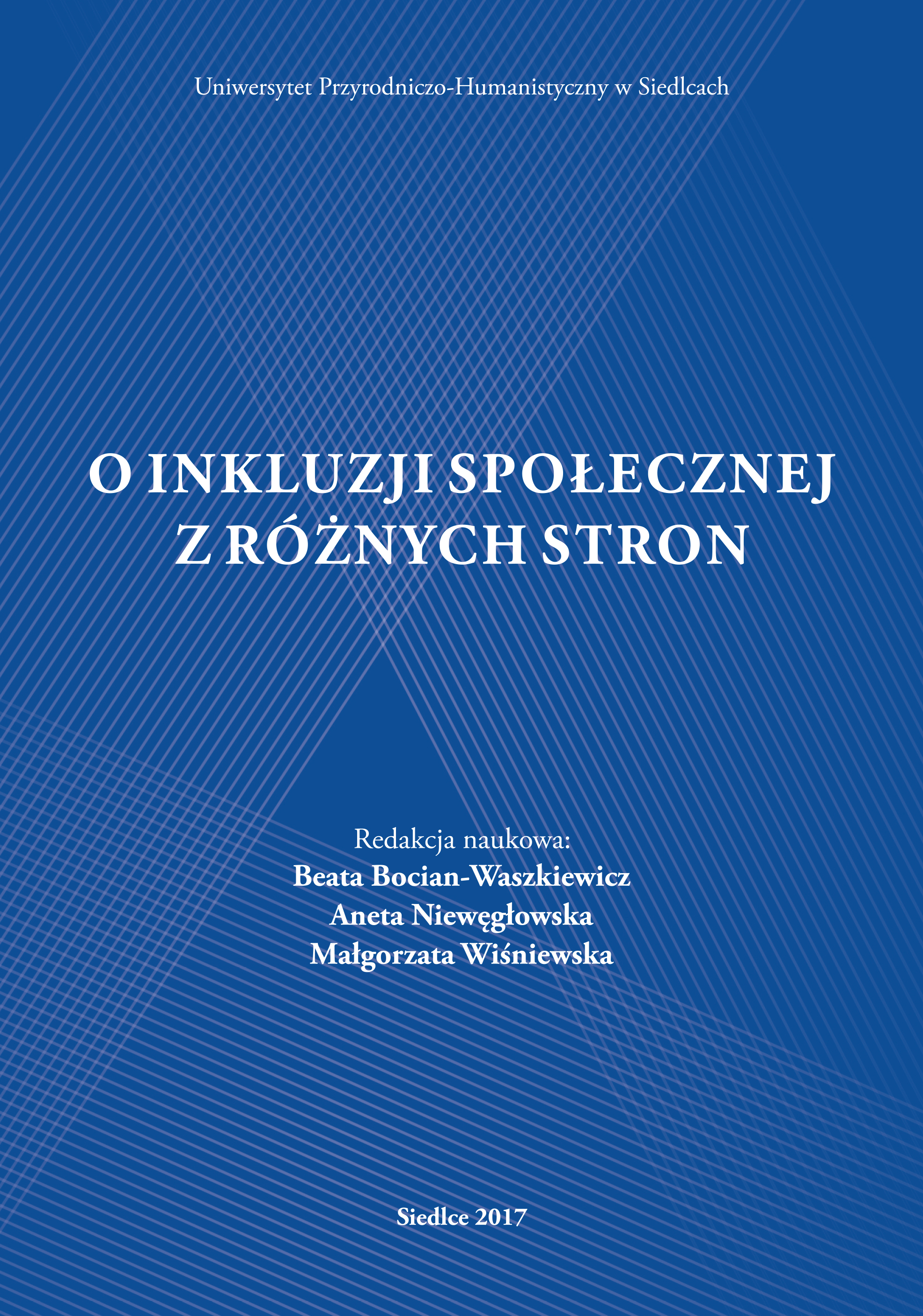 okładka książki O inkluzjii społecznej z różnych stron